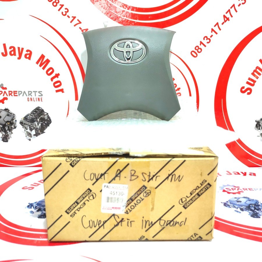 cover steer stir / tutup klakson innova fortuner hilux 2011 - 2015