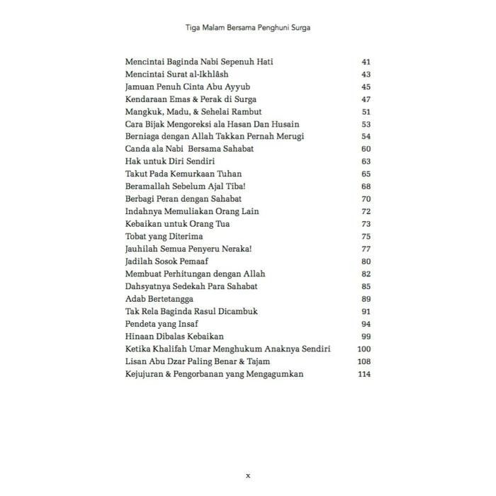 

Original Buku Tiga Malam Bersama Penghuni Surga Kisah Romantik Sahabat Dan Sahabiat Dalam Kebidupan