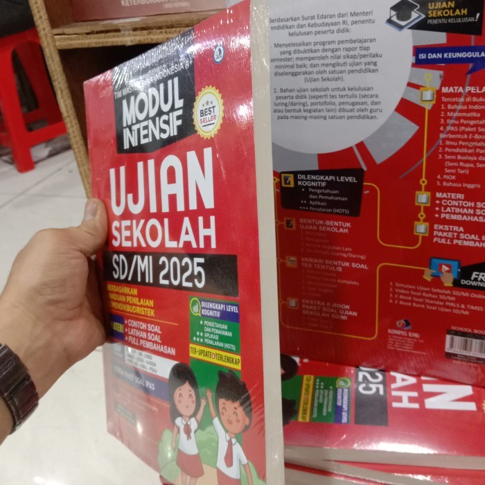 

Buku Baru Orginal Modul Intensif Ujian Sekolah Sd/Mi 2025