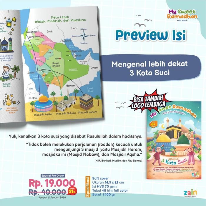 

Buku Anak My Sweet Ramadhan Books Edisi 3 Kota Suci Komik Islami Buku Aktivitas My Sweet Ramadhan