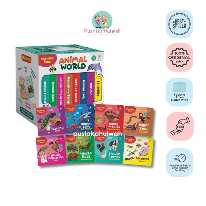 

Learning Time Animal World (Buku Edukasi Anak Usia 1+) [Pustaka Hulwah X Ziyad]