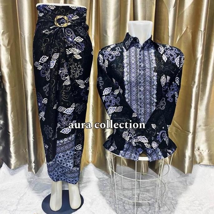 Promo, Batik Cauple / Baju Batik Set Rok Lilit Batik Bawahan Kebaya / Cauple Kondangan / Cauple Pasa