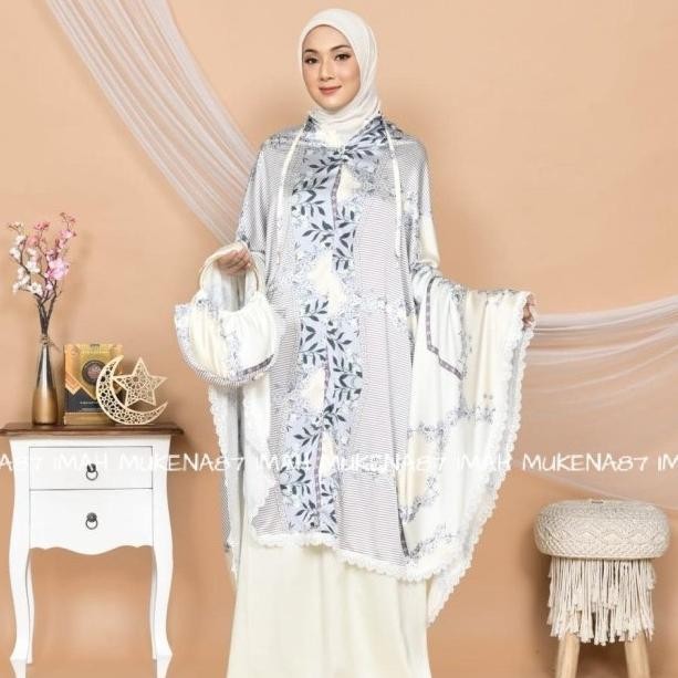 Terjangkau Mukena Sutra Silk Premium Shabby Hantaran Mewah