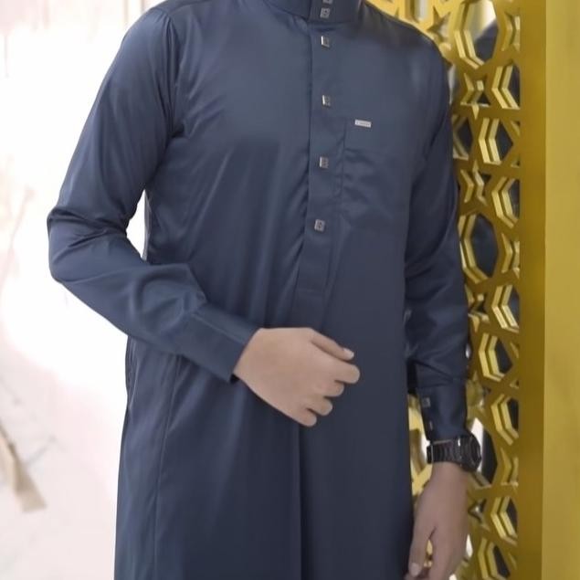Super Promo, Jubah Al Haramain Wol Premium Terbaru/Gamis  Wol Pria Dewasa/Wol 07