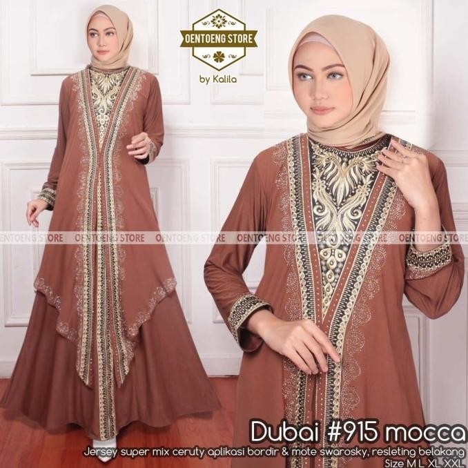 Limited, Abaya Turkey 915 /Gamis Abaya Dubai Warna Jumbo Ld 120
