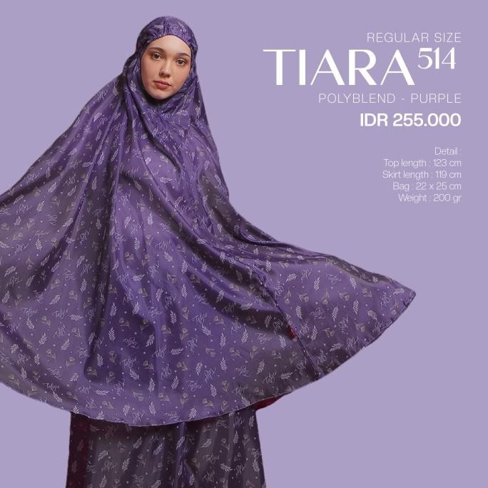 Spesial Tatuis Mukena Tiara 514 Purple Travelling Dewasa Reguler