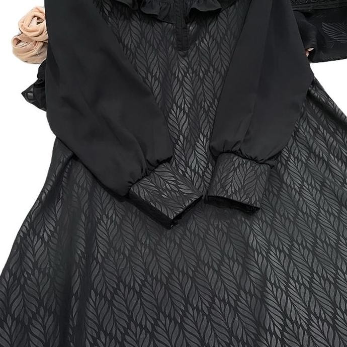 New Trend, Abaya Delisa Forzaleta Embos Premium Binsal Butik Exclusive Basic Abaya Lembut Gamis Wani