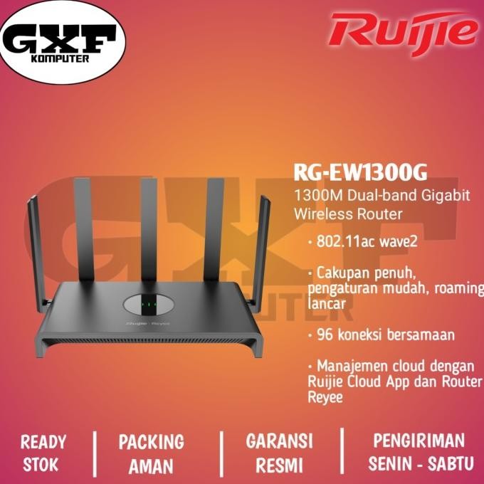 Ruijie RG-EW1300G 1300M Dual-band Gigabit Wireless Router