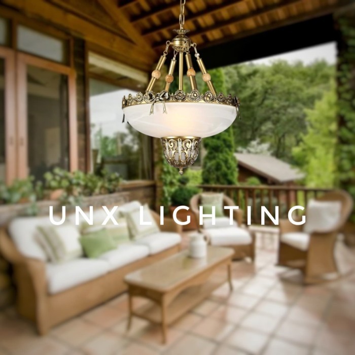 LAMPU GANTUNG TERAS KLASIK MEWAH LG 5123/50