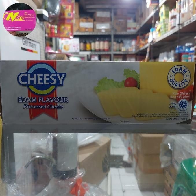 

KEJU EDAM CHEESY 1 KG KHUSUS GRAB DAN GOJEK