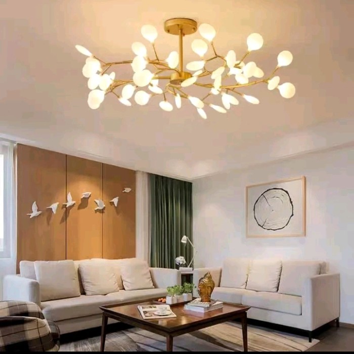 Lampu gantung hias minimalis modern Led kunang kunang