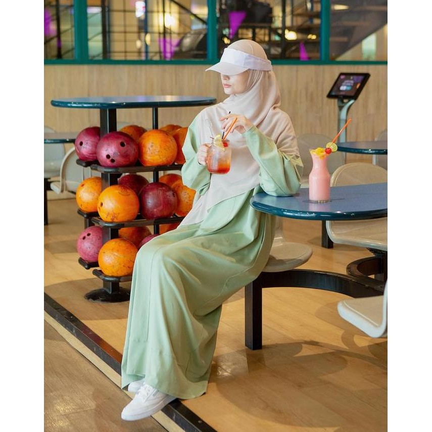 Cottoncut Zura Long Dress Gamis Mulim Wanita Promo