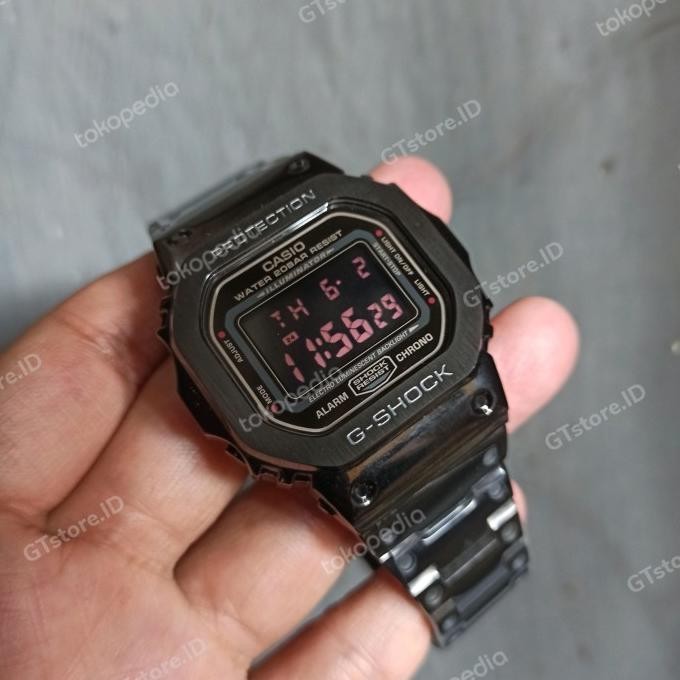 Casio G-shock Dw-5600 custom Bnb Metal Gshock Dw5600 not Gmw-b5000 Terlaris