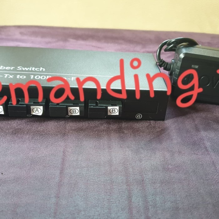 Converter 4 port Fiber 2 port Lan 10 100 fiber optic