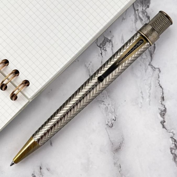 

RETRO 51 ROOSEVELT TORNADO ROLLERBALL BALLPOINT PEN / PULPEN