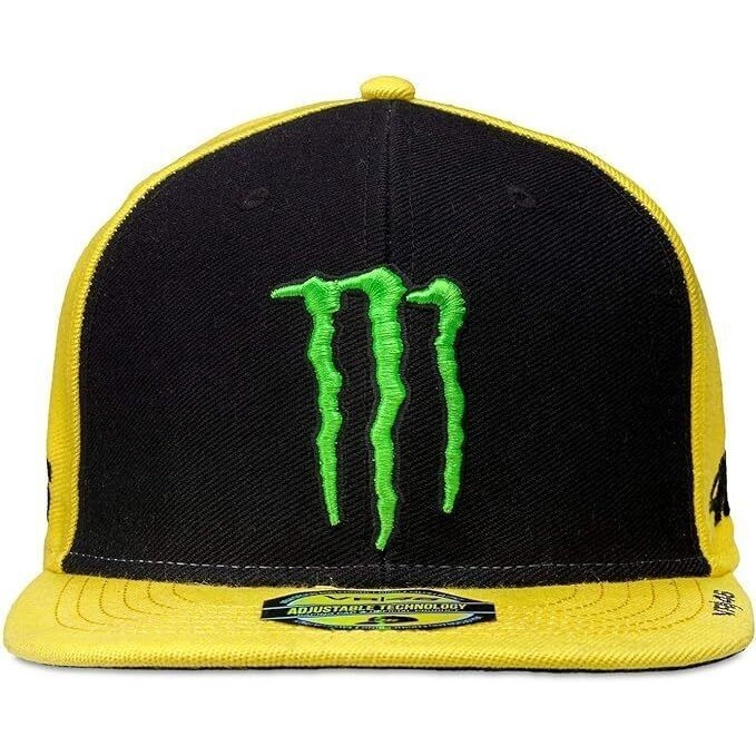 VR46 Valentino 46 Rossi's 2017 Sponsor Adjustable Cap Monster. Topi