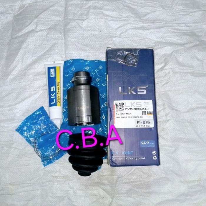 CV JOINT INNER AS RODA DALAM FORD ESCAPE KANAN RH FI 216 MERK LKS