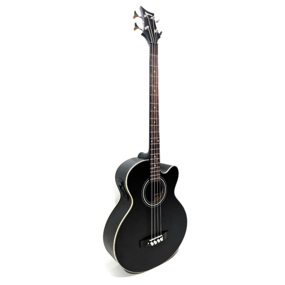 Bass Akustik Elektrik Merk Ibanez Warna Hitam Spruce Equalizer