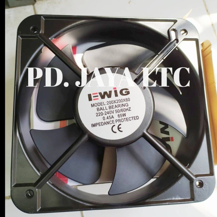 Ewig Axial Blower Fan Size 200X200X60 (8 Inci) 220-240VAC