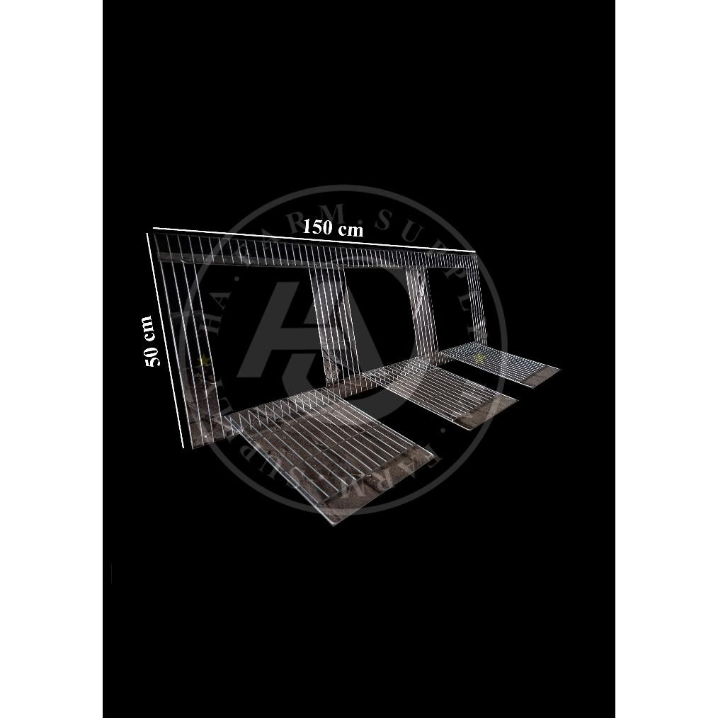 COD Lembaran RAM PINTU Kandang Kelinci, Ayam, Merpati Galvanis 150 - 200cm x 40cm gf-5