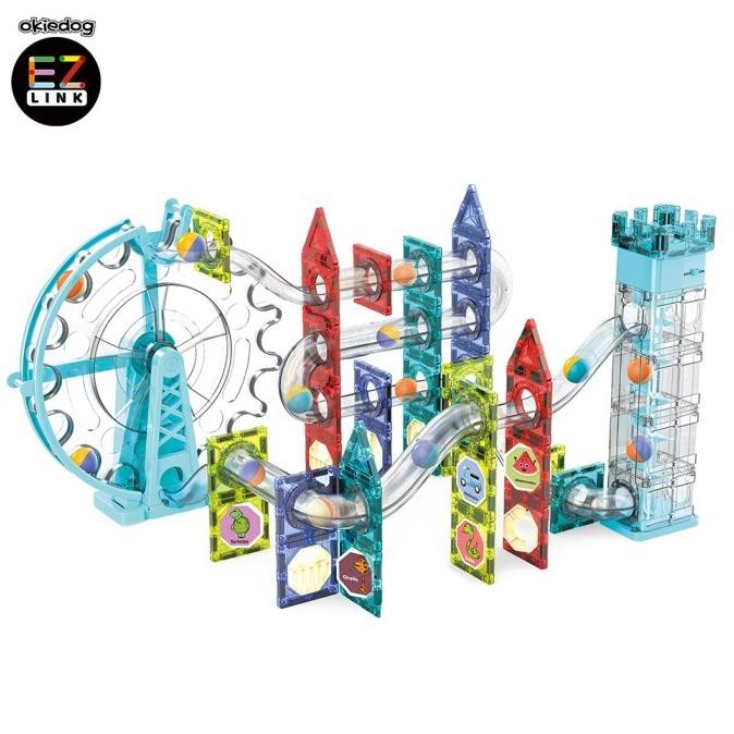 Okiedog EZLINK Magnetic Ferris Wheel 129pcs-Mainan Magnet Edukasi anak [terbaik]
