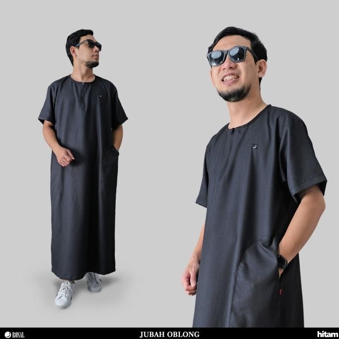 Terbaru, Jubah Oblong Rosal / Jubah Muslim / Gamis Jubah / Jubah Arab