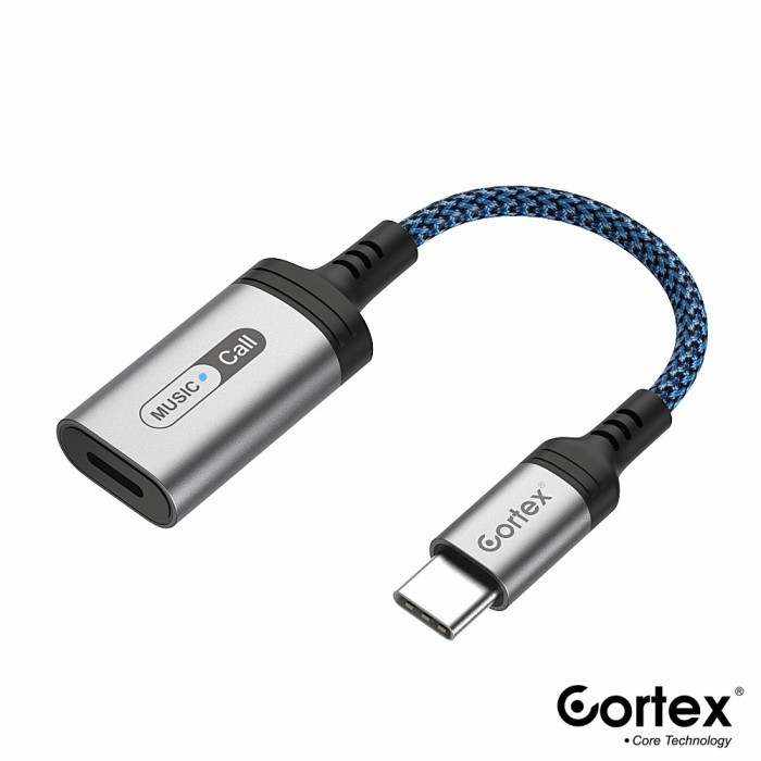 TERLARIS TERLARIS CORTEX MH306 TIPE C TO LIGHTNING SPLITTER TYPE C ADAPTER CONVERTER / PAD PRO