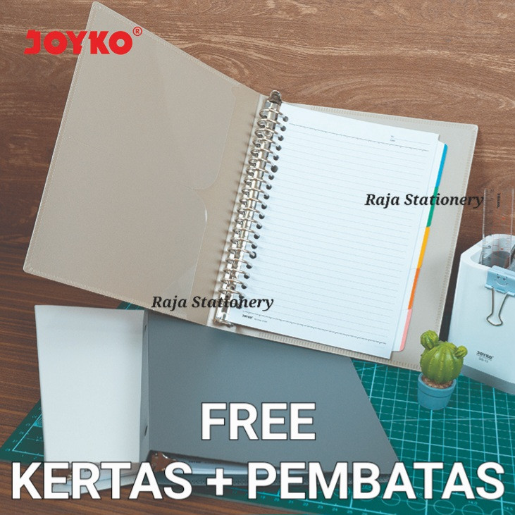 

Joyko Binder Note A5 / Buku Binder A5 Kertas Buku Tulis Catatan Notebook Kuliah Sekolah RAJA BIG BOX
