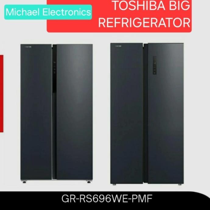 Murah Kulkas Side By Side Toshiba 530L Gr-Rs682We