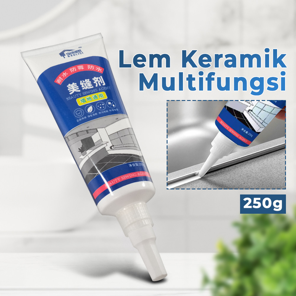

BAOLISI Lem Keramik Multifungsi Waterproof Universal Sealant 250g - BL25 | Perekat & Tape - Lem