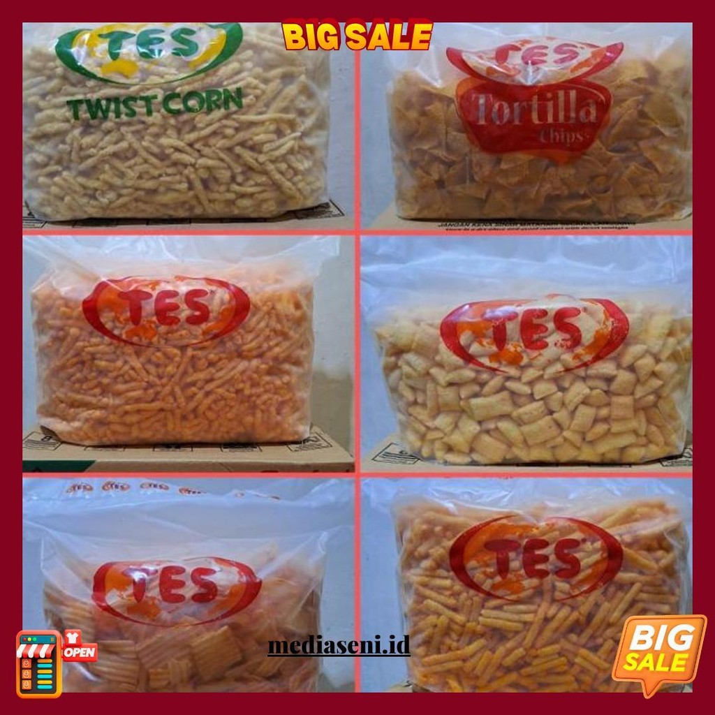 

Termurah!!!Singkong Balado Tes/Stik Balado Tes/Tortilla Tes/Bantal Keju Tes/Twist2 250 Gr Kemasan Repack Original Produk