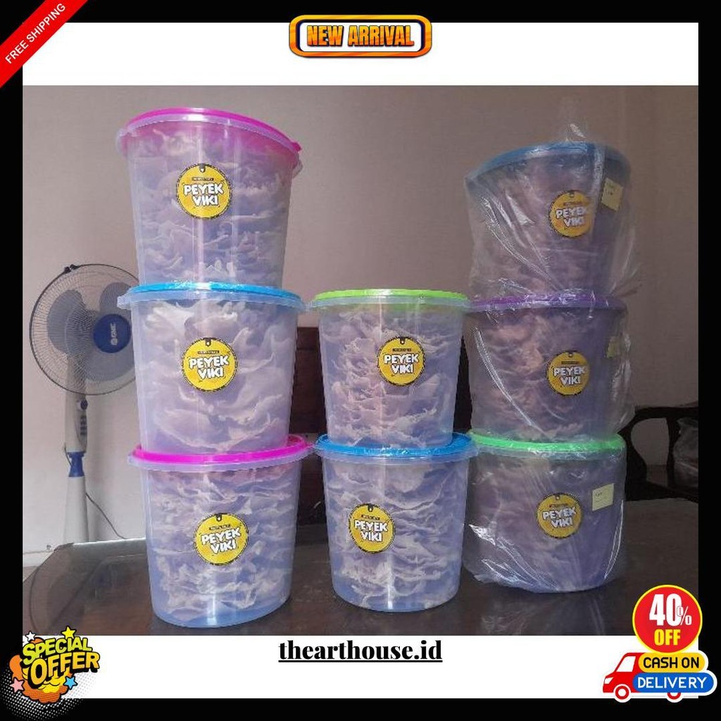 

Peyek Kacang Tanah Ukuran Toples 5L Original Produk