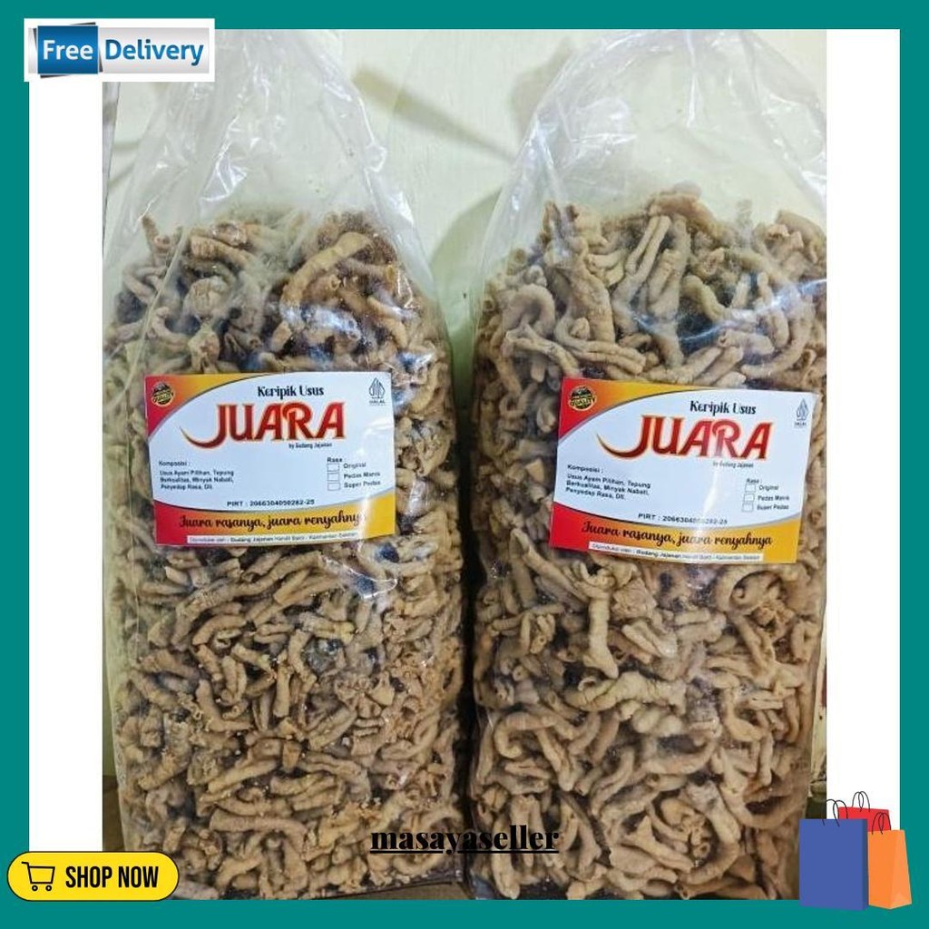 

Keripik Usus Juara 500Gram Original Produk