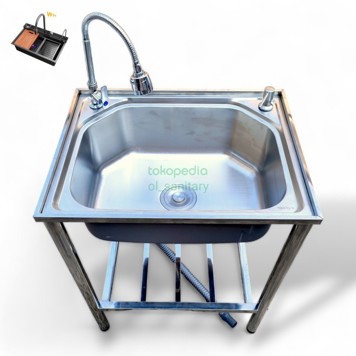 bak cuci piring meja kitchen sink set portable wastafel kitchen sink