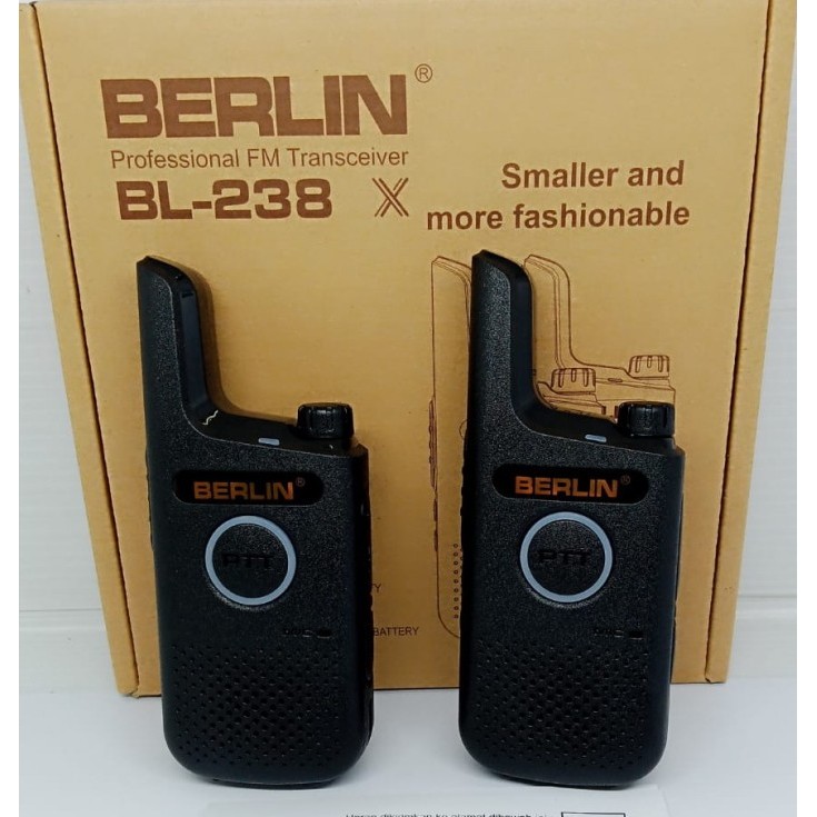 ht berlin BL 238 x uhf murah sepasang 1 box 2 unit ht