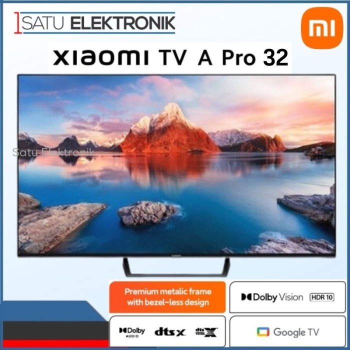 Xiaomi TV 32 Inch A Pro Smart TV UHD 4K Ultra Google TV Digital L32M8