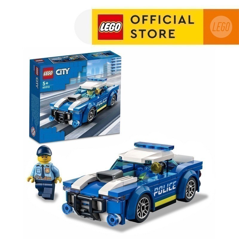 LEGO City Police 60312 Police Car Playset (94 Pieces) Balok Mainan Anak (5 Tahun+)