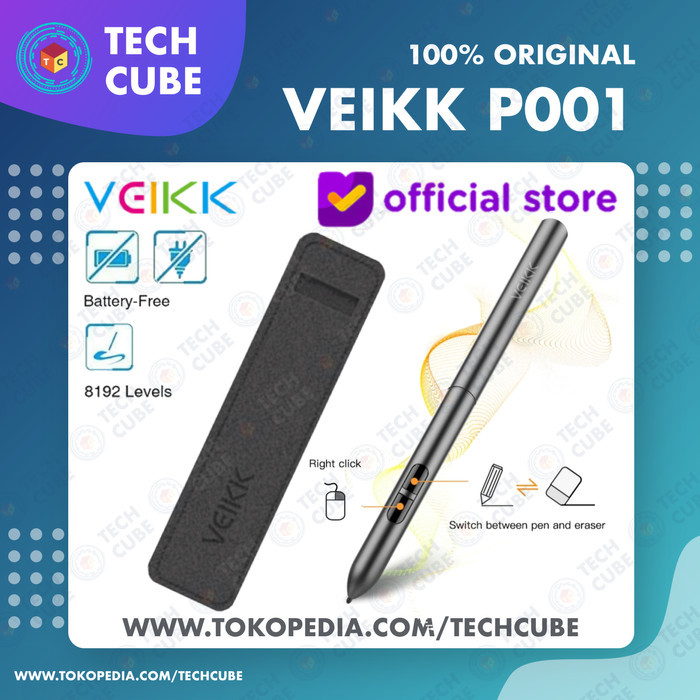 VEIKK P001 Digital Drawing Pen Stylus for VEIKK S640 VEIKK A30