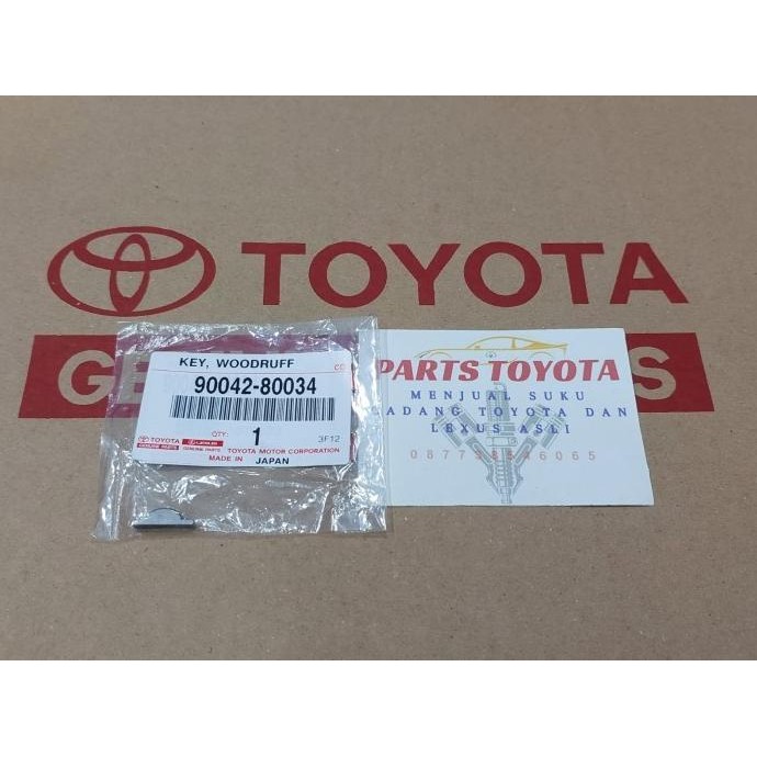 Key Crankshaft Pulley Spi Kruk Ker As Xenia Terios Ayla 90042-80034 Terlaris