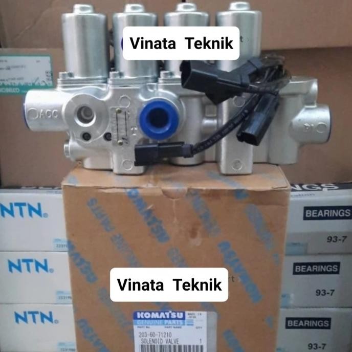 Block Solenoid Valve Komatsu Pc130-7 203-60-71210 2036071210 Good
