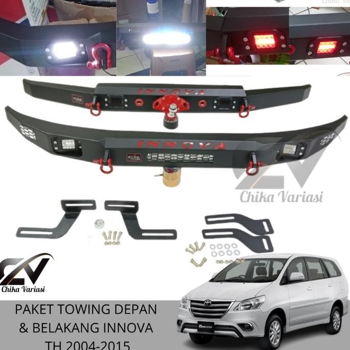 Paket Towing Depan Belakang Mobil Toyota Innova 2005 - 2015 Custom