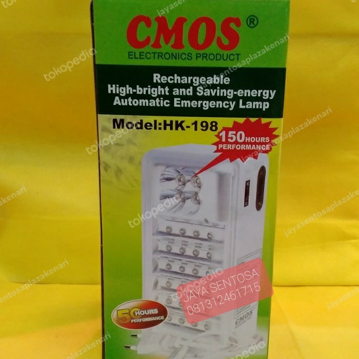 Lampu Emergency Cmos Hk 198 Led Kotak Lampu Darurat Led Cmos Hk198