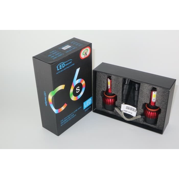 Bola Lampu Led Mobil Bohlam C6 H11 Dan H16 Gold Series 5500Lumen A48