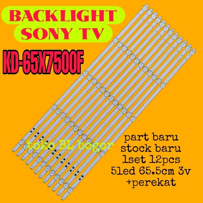 Lampu Led Bl Backlight Tv Sony 65 Kd-65X7500F 65X7500F