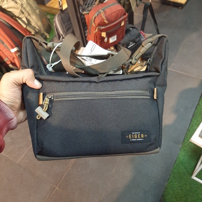TERMURAH - Tas Selempang Kamera Eiger X Portege Camera Pouch Black Original Murah