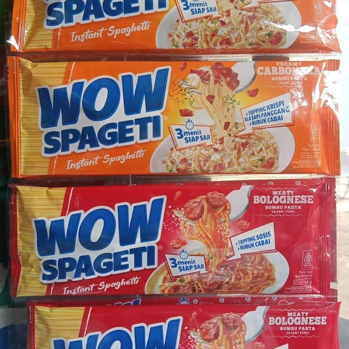 

PROMO MIE / PASTA / WOW spaghetti Bolognase- Carbonara NON COD