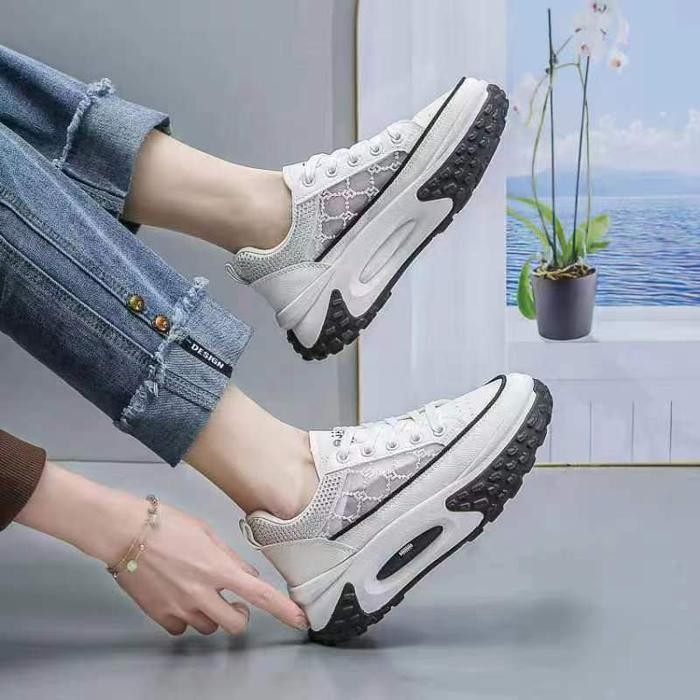 Good Quality Sepatu Sandal Wanita Style Fashion Sepatu Sandal Wanita Korea Casual Coklat Hitam Putih