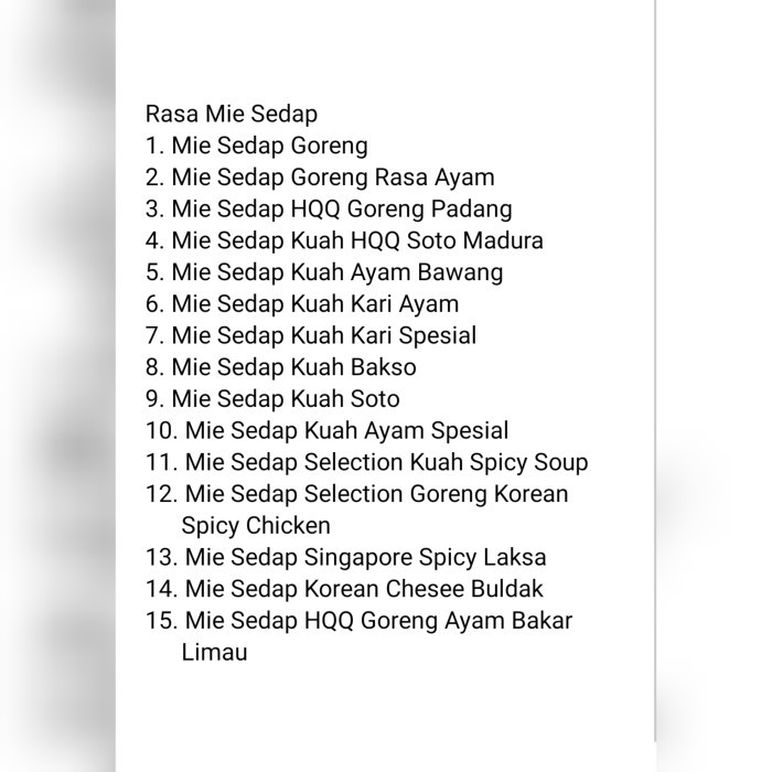 

PROMO MIE / PASTA / MIE SEDAP 1 Karton isi 40 pcs Rasa Campur Mix NON COD