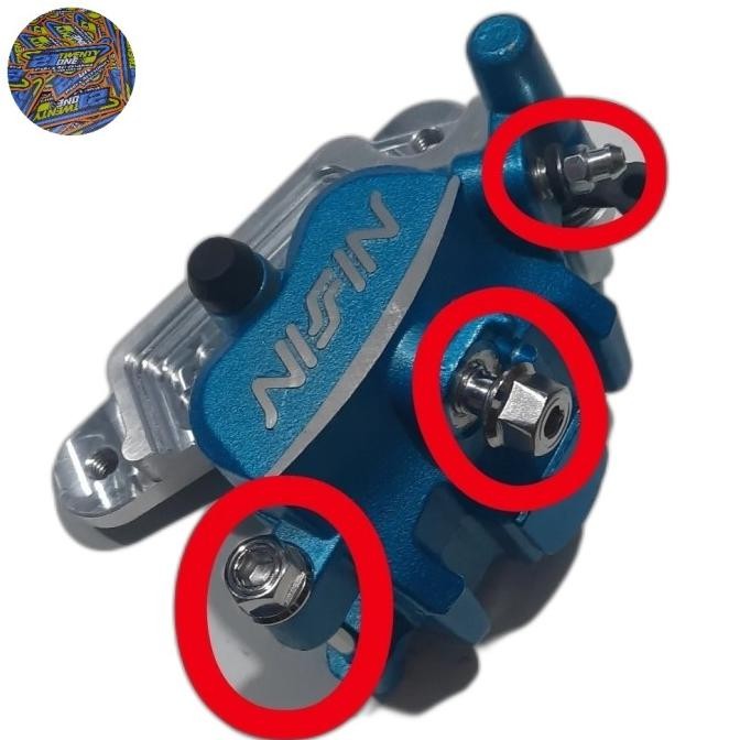 Promo, Paketan Baut Stainless Kaliper Nissin Samurai