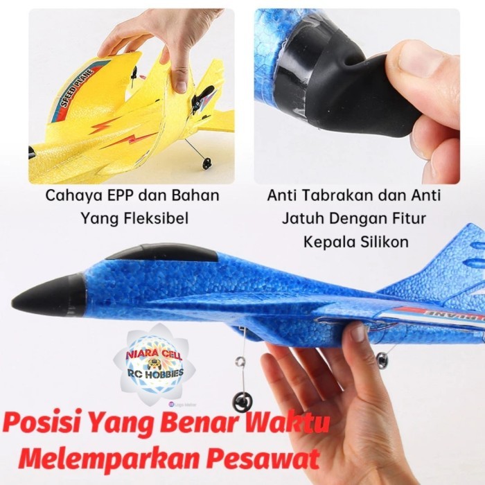 Mainan Pesawat Rc Fx823 Model Pesawat Tempur F16 Dengan Remote Control